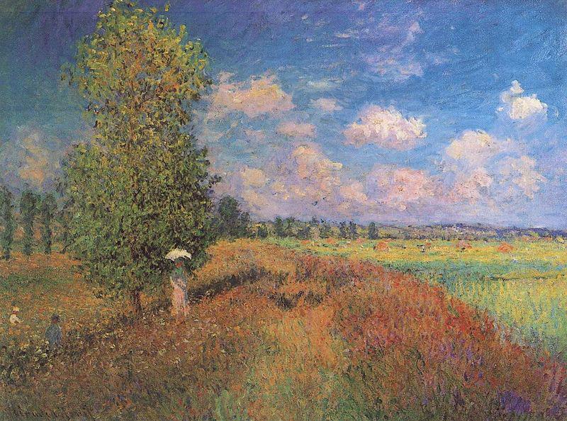 Claude Monet Sommer. Klatschmohnfeld Spain oil painting art